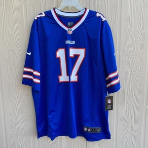Maglia Josh Allen Buffalo Bills #17 giocatori NFL Nike On Field taglia XXL nuova con etichette - Foto 1 di 13