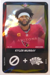 2025 MATTEL UNO ELITE NFL WILD CARD FOIL SP ~ KYLER MURRAY ARIZONA CARDINALS - Bild 1 von 2