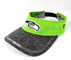 New Era NFL Seattle Seahawks Adult One Size Green Gray Adjustable Visor Hat - Picture 1 of 11