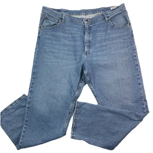 Wrangler Premium Qualität helle Waschung blau Denim Jeans Herren Größe 42x32 - Bild 1 von 9
