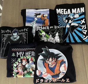 6x Anime T Shirt Bulk Lot - Vintage TV - DragonBall Z - Some Brand New! * - Picture 1 of 7