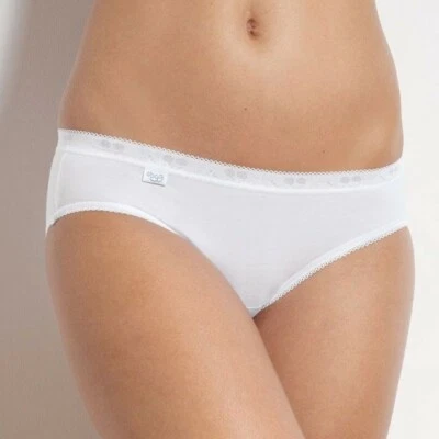 2 Slip Talle Bajo De Mujer de Algodón Elástico De sloggi Básico Mini Elástico - Imagen 1 de 4