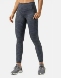 Mondetta Damen blau hoch tailliert gebürstet Jacquard Leggings Größe LARGE - Bild 1 von 1