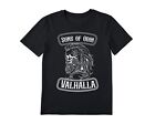 T-Shirt für Männer - Herren Sons of Odin Valhalla Wikinger Vikings Ragnar Wodan