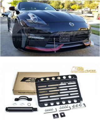 EOS For 13-21 Nissan 370Z Front Tow Hook License Plate Mount Bracket Holder - Image 1 of 4