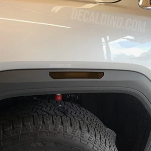 Fits 2020+ GMC Sierra HD Front & Rear Reflector Overlay Dark Tint - Smoke Marker - Bild 1 von 2