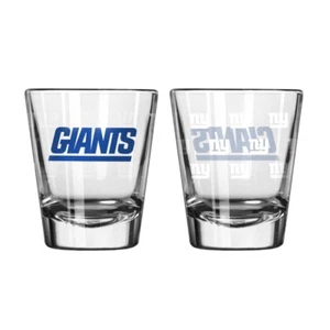 New York Giants 2 oz Boelter Satin Etch Shot Glass (1 Shot Glass) - Picture 1 of 1