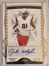 2022 Leaf Trinity Navy /75 Josh Whyle #BA-JW1 Auto