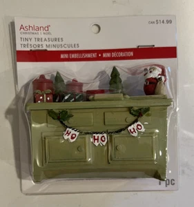 Ashland Tiny Treasures Christmas Village Buffet Miniatures - NEW - Picture 1 of 1