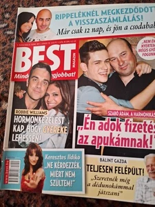 Robbie Williams,Rod Stewart,Meg Ryan,Gisele Bundchen,Hungarian magazine 2011 - Picture 1 of 10