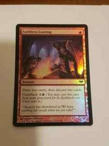 MTG - Faithless Looting - Foil Dark Ascension L2 - Picture 1 of 1