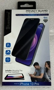 Protector de pantalla de vidrio Bluestone PRIVACY PROTECTOR iPhone 13 PRO MAX, remitente de EE. UU. - Imagen 1 de 1