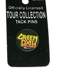 Vtg Green Day Concert Rock Tour Band Music Hat Pin Button New NOS MOC 2006 - Picture 1 of 2