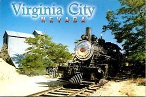 Old #29 Train Virginia City Nevada Continental Postcard - Picture 1 of 2