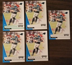2020 Panini Playoff Christian McCaffery 5 card lot Carolina Panthers 1 green - Picture 1 of 3