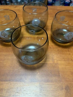 Gafas de bar New England Patriots - Logo retro vintage años 70’s - Lote de 4 Foto 1 de 4