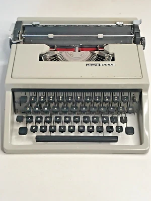 Olivetti Dora Vintage Typewriter In Original Case - Image 1 of 4