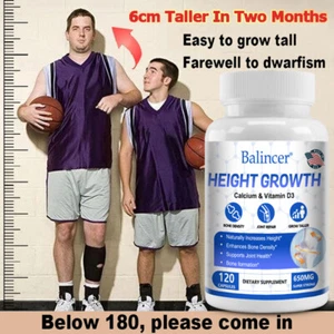 Height Growth Kapseln 650 mg, Steigerung der Körpergröße, Knochenwachstum - Bild 1 von 11