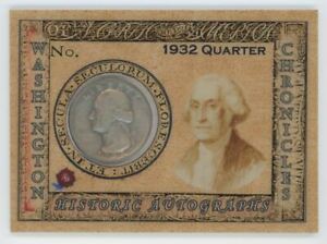 1932 Quarter 2022 The Washington Chronicles 1932 Quarter Coin