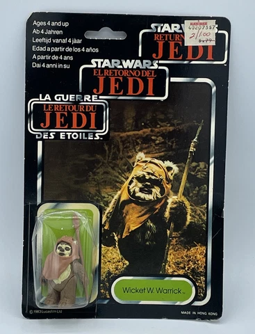 Vintage Star Wars 1983 Wicket W Warrick Tri Logo Palitoy HTF Cover