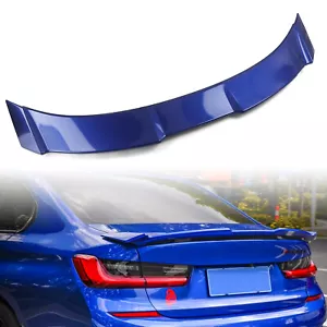 For BMW New 3 Series G20 Rear Spoiler Wing Lip 2019 2020-2021 YOFER Blue 1PC - Picture 1 of 12
