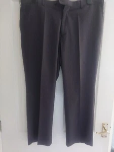 Men's light grey pinstripe suit trousers 40in / 33in Taylor & Wright - Picture 1 of 9