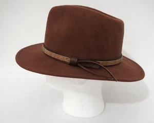 Ezzio Filz Hut Grösse 57 Western Cowboy Style K327 - Picture 1 of 3