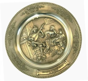 Regalo - Collectors Pewter Plate, Der Lautenplayer, Hendrick M. Sorgh 1611-1670 - Imagen 1 de 6