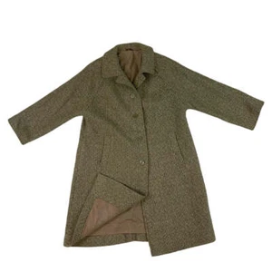 Cappotto lungo lana verde vintage 20 22 - Foto 1 di 2