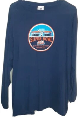 ¡Camisa de manga larga del Super Bowl XLI de la NFL! Adulto grande.  Foto 1 de 2
