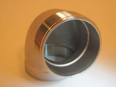 NEW!! Stainless Steel 2" street elbow NPT. - Image 1 of 4