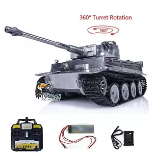 Mato 1/16 Nearly Full Metal German Tiger I RTR RC Battle Tank BB Shooting 1220 - Picture 1 of 12