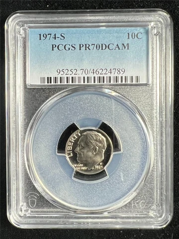 1974 S 10C Roosevelt Dime PR70 DCAM PCGS Proof 70 PF70 UCAM TOP POP SKU 3305 Cover