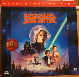 Laserdisc Star Wars VI DIE RÜCKKEHR DER JEDI-RITTER Pal deutsch THX/CAV Version - Afbeelding 1 van 3