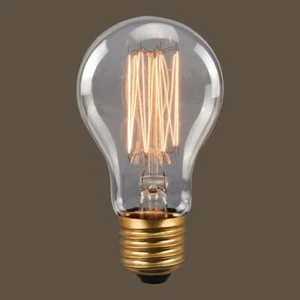  A19 Squirrel Cage Edison Vintage Filament Incandescent Light Bulb 40W e27  - Picture 1 of 3