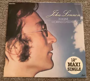 John Lennon Imagine & Working Class Hero 12" Single LP - Picture 1 of 3