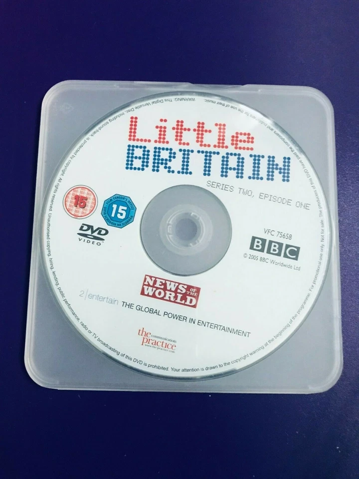 News of the world little britain promo DVD. *Disc Only* - Image 1 of 1
