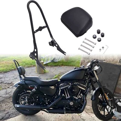 Encosto de passageiro Sissy Bar para Harley Sportster Iron 883 1200 Forty Eight 72 - Imagem 1 de 4