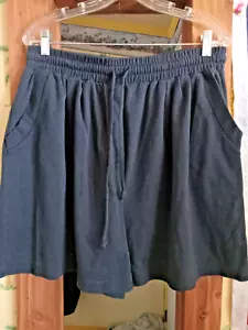 Womens Sz 34 Shorts Black Basic Edition Knit soft flexible material - Picture 1 of 13