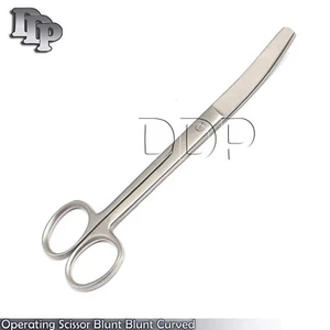 Operating Dissecting Scissor 4.5" Blunt Blunt Curved Surgical Instruments - Picture 1 of 3