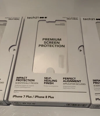 Phone 6 Plus | 7 Plus | 8 Plus Tech21 Impact Shield Screen Protector Self Heal - Image 1 of 2