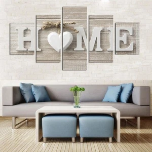Print Wall Paintings Panels Frame Decorations Hang Concise Arabic Canvas Wall - Picture 1 of 8
