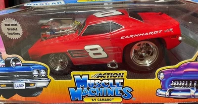 Dale Earnhardt, Jr. #8 Action Muscle Machines '69 Camaro coche fundido a presión escala 1:18 Foto 1 de 4