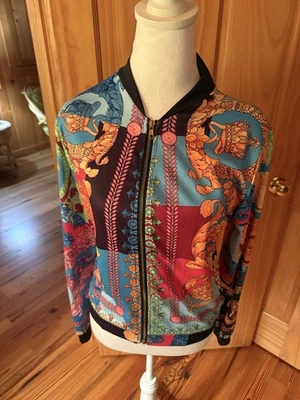 Chaqueta Versace vintage con cremallera talla pequeña Foto 1 de 3