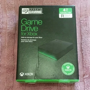 Seagate 4Tb Usb 3.0 Game Drive for XBox External Hard Disk Drive-FACTORY SEALED! - Picture 1 of 17