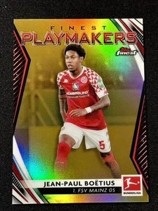 2020-21 Topps Finest Bundesliga - Playmakers Jean-Paul Boetius Gold Ref. /50 RC - Picture 1 of 2