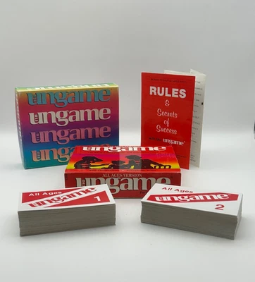 Винтажная карточная колода Ungame для всех возрастов 1989/1993 Talicor карманный размер версия - Изображение 1 из 4