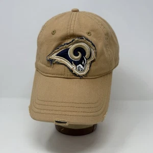 Los Angeles Rams Hat Stitched Patch Strapback Mascot NFL Team Cap Vtg 100% Cotto - Picture 1 of 8