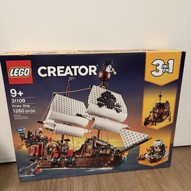 New Sealed LEGO Creator 3-in-1 Pirate Ship 31109, In Hand & Ships Fast!