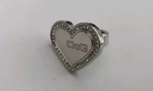 Dolce & Gabbana D&G Stainless Steel & Resin Ring DJ0545 Size UK N / USA 6.5 No14 - Picture 1 of 10